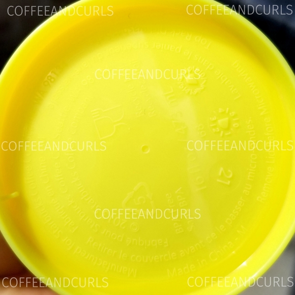Starbucks Neon Yellow "Lemon" Single Reusable 16oz Hot Cup - Picture 3 of 5